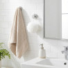 Lot de 6 crochets à ventouse argentés avec porte-serviettes extra solides, réutilisables et amovibles, pour salle de bain, cuisi