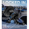 CloudValley Support Telephone Voiture pour MagSafe, Compatible Mercedes-Benz Classe A/B/C/E/V/G Et Audi A1/A2/A3, Doté d'un Aima