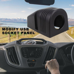 Montage sur panneau avec prise USB - Ports multifonctions pour chargeur de voiture 12 V, avec prise USB 1/2/3 trous | double pan