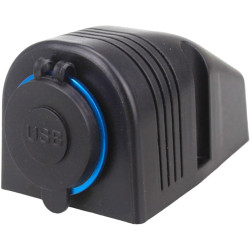 Montage sur panneau avec prise USB - Ports multifonctions pour chargeur de voiture 12 V, avec prise USB 1/2/3 trous | double pan