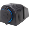 Montage sur panneau avec prise USB - Ports multifonctions pour chargeur de voiture 12 V, avec prise USB 1/2/3 trous | double pan