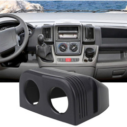 Panneau de prise d'alimentation USB pour voiture - Support de prise Convertible 12 V, Ports USB 1/2/3 Trous | Panneau de chargeu