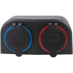 Panneau de prise d'alimentation USB pour voiture - Support de prise Convertible 12 V, Ports USB 1/2/3 Trous | Panneau de chargeu