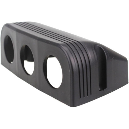 Panneau de prise d'alimentation USB pour voiture - Support de prise Convertible 12 V, Ports USB 1/2/3 Trous | Panneau de chargeu