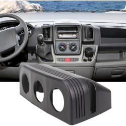 Panneau de prise d'alimentation USB pour voiture - Support de prise Convertible 12 V, Ports USB 1/2/3 Trous | Panneau de chargeu