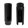 2pcs Douille Sonde Lambda 22mm 1/2", Douille Fendue 22 Ouverte pour Oxygen Sensor Lambda Probe Socket Remover, CRV Acier Au Chro
