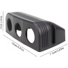 Panneau de prise d'alimentation USB pour voiture - Support de prise Convertible 12 V, Ports USB 1/2/3 Trous | Panneau de chargeu
