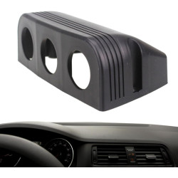 Panneau de prise d'alimentation USB pour voiture - Support de prise Convertible 12 V, Ports USB 1/2/3 Trous | Panneau de chargeu