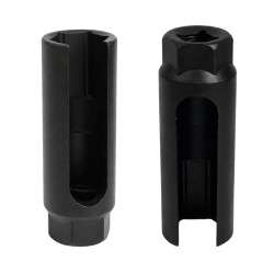1pcs Douille Sonde Lambda 22mm 1/2", Douille Fendue 22 Ouverte pour Oxygen Sensor Lambda Probe Socket Remover, CRV Acier Au Chro
