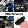 1pcs Douille Sonde Lambda 22mm 1/2", Douille Fendue 22 Ouverte pour Oxygen Sensor Lambda Probe Socket Remover, CRV Acier Au Chro