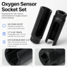 1pcs Douille Sonde Lambda 22mm 1/2", Douille Fendue 22 Ouverte pour Oxygen Sensor Lambda Probe Socket Remover, CRV Acier Au Chro