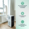 Eurom Window Way Out - Joint de fenêtre pour climatiseurs mobiles - Adaptateur d'accessoires pour votre climatiseur mobile - Éta