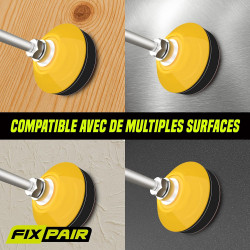 Kit Disques Abrasifs 224 Pièces Ø50 mm – Ponçage Humide et Sec, 11 Grains P80 à P3000, avec 2 Mandrins 6 mm et Interface – Idéal