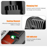 Energup chargeur de rechange 3a pour noir & decker chargeur 18v compatible pour noir+decker batterie 18v bl2018 bl4018 bl1518 lb