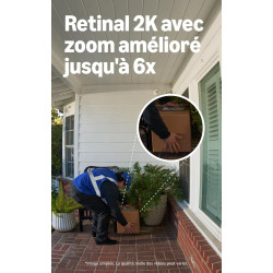 Ring sonnette vidéo Plus sans fil (Battery Video Doorbell Plus) (nouvelle génération) | Retinal 4K | Zoom x6 | Batterie recharge