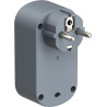 Electraline 531196 Adaptateur Fiche Multiprise Biplite Prima 2 Prises françaises 16A, Adaptateur Murale, Blanc