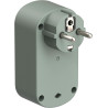 Electraline 531196 Adaptateur Fiche Multiprise Biplite Prima 2 Prises françaises 16A, Adaptateur Murale, Blanc