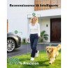 YESYAMO 2K Camera Surveillance WiFi Exterieure sans Fil Batterie-Panneau Solaire Amovible, 360° PTZ, Camera Exterieur Solaire(2.