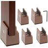 Rehausseurs de Meubles Réglables, Lot de 4 Rehausseurs de Meubles de 5 cm avec Pince à vis, pour Rehausseur de Meubles Carrés de