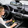 Chargeur de voiture rapide | 50 W en de zinc antidérapant | Adaptateur de voiture portable antidérapant pour téléphone, casque, 