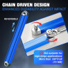 Clé D'extension Décalée,Angle Fix Pro Outil,Cle Extension Decalee Avec jeu d'embouts de tournevis,Adaptateurs Carrés de 1/2", 1/