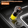 Chargeur de voiture rapide | 50 W en de zinc antidérapant | Adaptateur de voiture portable antidérapant pour téléphone, casque, 