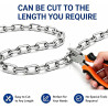 10 M X 1.5mm Chaine Acier Inoxydable 304 Bricolage Chainette Acier Inoxydable, Chaîne En Acier Inoxydable, Chaîne pour Suspendre