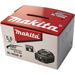 Batterie 18V 5,0Ah Compatible avec Makita LXT BL1850B – Batterie Li-ION de Remplacement avec indicateur LED de Charge pour Outil
