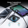 Mini Chargeur Voiture USB C 30W, Adaptateur Allume Cigare Rapide Métal Double Port PD & QC 3.0, avec Anneau de Tirage, Compatibl