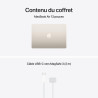 Apple MacBook Air 13 Pouces Portable avec Puce M5 : Écran Liquid Retina 13,6 Pouces, Mémoire unifiée 24 Go, SSD 1 to, Touch ID, 