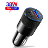 Laone Chargeur de voiture USB C à 2 ports 30 W avec PowerlQ 3.0 pour iPhone 16/15/14/13/12, Samsung Galaxy S23/S22/S21, iPad Pro