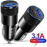 Laone Chargeur de voiture USB C à 2 ports 30 W avec PowerlQ 3.0 pour iPhone 16/15/14/13/12, Samsung Galaxy S23/S22/S21, iPad Pro