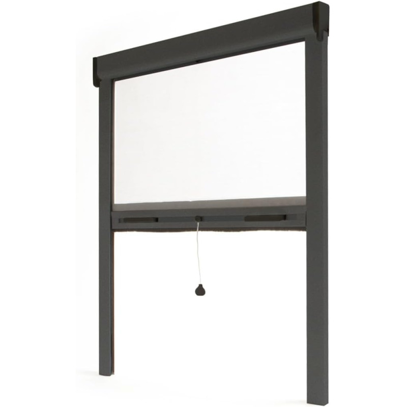Avosdim Store moustiquaire fenêtre Alu Luxe (Anthracite, L80 x H 100 cm)