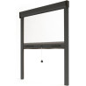 Avosdim Store moustiquaire fenêtre Alu Luxe (Anthracite, L80 x H 100 cm)