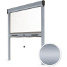 Avosdim Store moustiquaire fenêtre Alu Luxe - H160 x L150cm recoupable - Argent - Protection contre les insectes