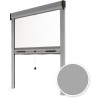 Avosdim Store moustiquaire fenêtre Alu Luxe - H160 x L125cm recoupable - Gris texturé 7038 - Protection contre les insectes