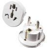 2 Pièces Adaptateur Prise Anglaise vers France, Adaptateur Prise Universelle Para UK China USA France Convertidor de Enchufe EU 