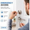 4PCS Clés à Serrure Professionnelles Universelles, Passe-Partout, Clé Universelle pour Porte Intérieure, Ouvre-Portes pour Serru
