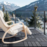 Sobuy Set de 15 Pièces Dalles Terrasse Exterieur Caillebotis Exterieur Revetement de Sol Système Clipsable pour Balcon et Terras