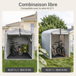 Sobuy Set de 15 Pièces Dalles Terrasse Exterieur Caillebotis Exterieur Revetement de Sol Système Clipsable pour Balcon et Terras