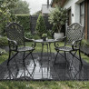 Sobuy Set de 30 Pièces Dalles Terrasse Exterieur Caillebotis Exterieur Revetement de Sol Système Clipsable pour Balcon et Terras