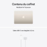 Apple MacBook Air 15 Pouces Portable avec Puce M5 : Écran Liquid Retina 15,3 Pouces, Mémoire unifiée 24 Go, SSD 1 to, Touch ID, 