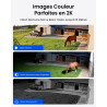 Reolink 4G LTE Caméra de Surveillance Extérieure sans Fil 4MP, Suivi Automatique 360°, Vision Nocturne Couleur, Détection IA, Ca