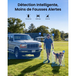 Reolink 4G LTE Caméra de Surveillance Extérieure sans Fil 4MP, Suivi Automatique 360°, Vision Nocturne Couleur, Détection IA, Ca
