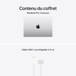 Apple MacBook Pro Ordinateur Portable avec Puce M5, CPU 10 cœurs et GPU 10 cœurs : Conçu pour Apple Intelligence, Écran Liquid R