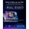 AOC 2025 AX15 Ordinateur Portable, Boîtier Métallique d'un PC Portable, 15,6 Pouces FHD 16 Go de DDR4 512 Go de SSD,N97 (6M Cach