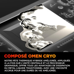HP Omen 16-am0002sf Ordinateur Portable Gaming 16" FHD IPS 144 Hz, PC Portable Gamer (Intel Core 7 240H, RAM 16 Go, SSD 1024 Go,