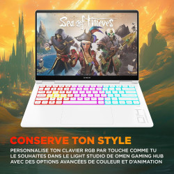 HP Omen Transcend 14-fb1000sf Ordinateur Portable Gaming 14" 2.8K OLED 120 Hz, PC Portable Gamer (Intel Core 7 255H, RAM 32 Go, 