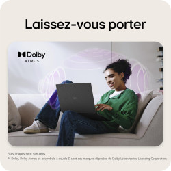 LG Gram 16Z90TL-G.AU88F - PC Portable 16" 1239g, écran DCI-P3 99% QHD+ Format, Intel® Evo™ Ultra7, RAM 32Go, SSD 1To NVMe, Intel