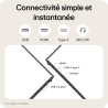 LG Gram 16Z90TL-G.AU88F - PC Portable 16" 1239g, écran DCI-P3 99% QHD+ Format, Intel® Evo™ Ultra7, RAM 32Go, SSD 1To NVMe, Intel